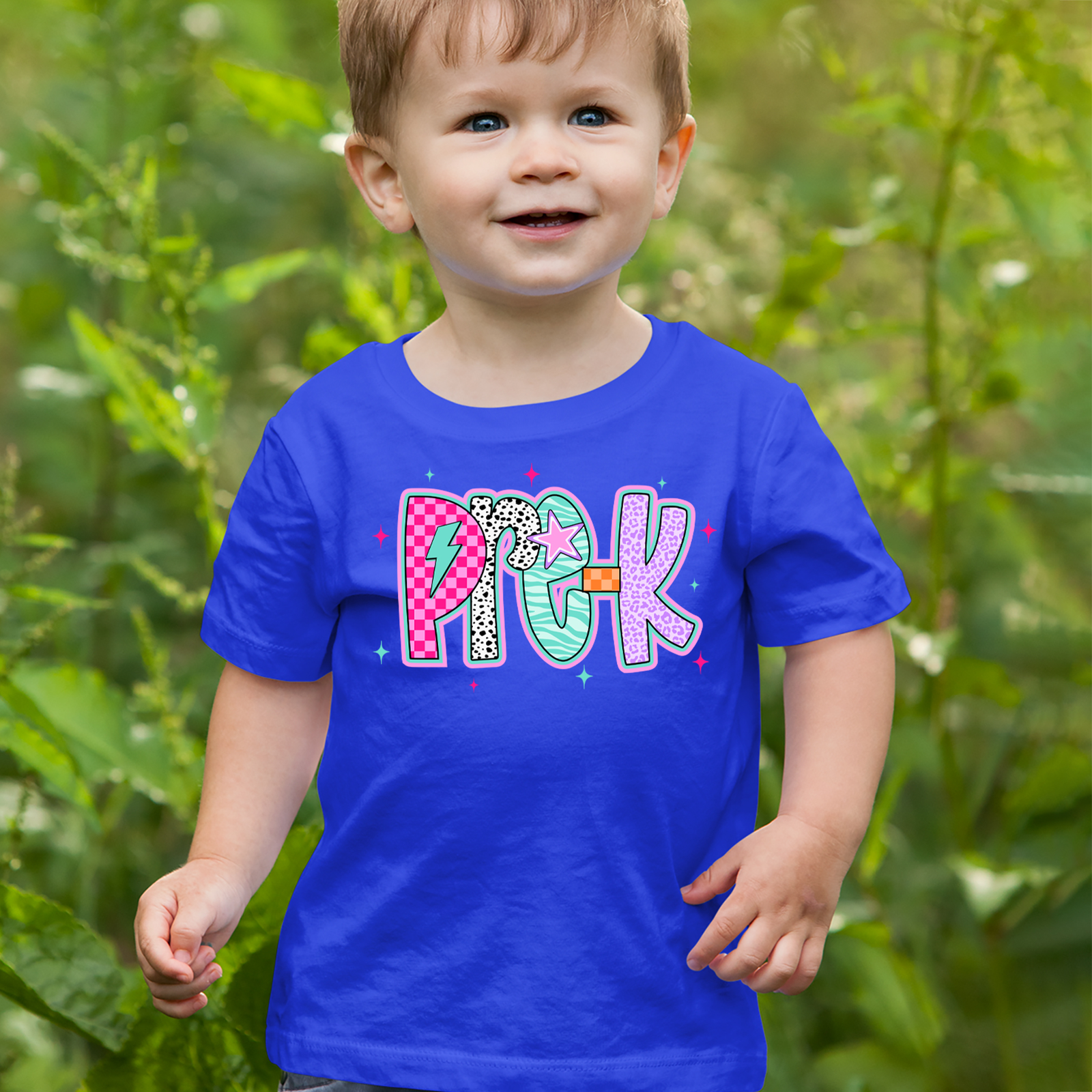 Pre-K Party Time Colorful Back to School Men's T-shirt Black