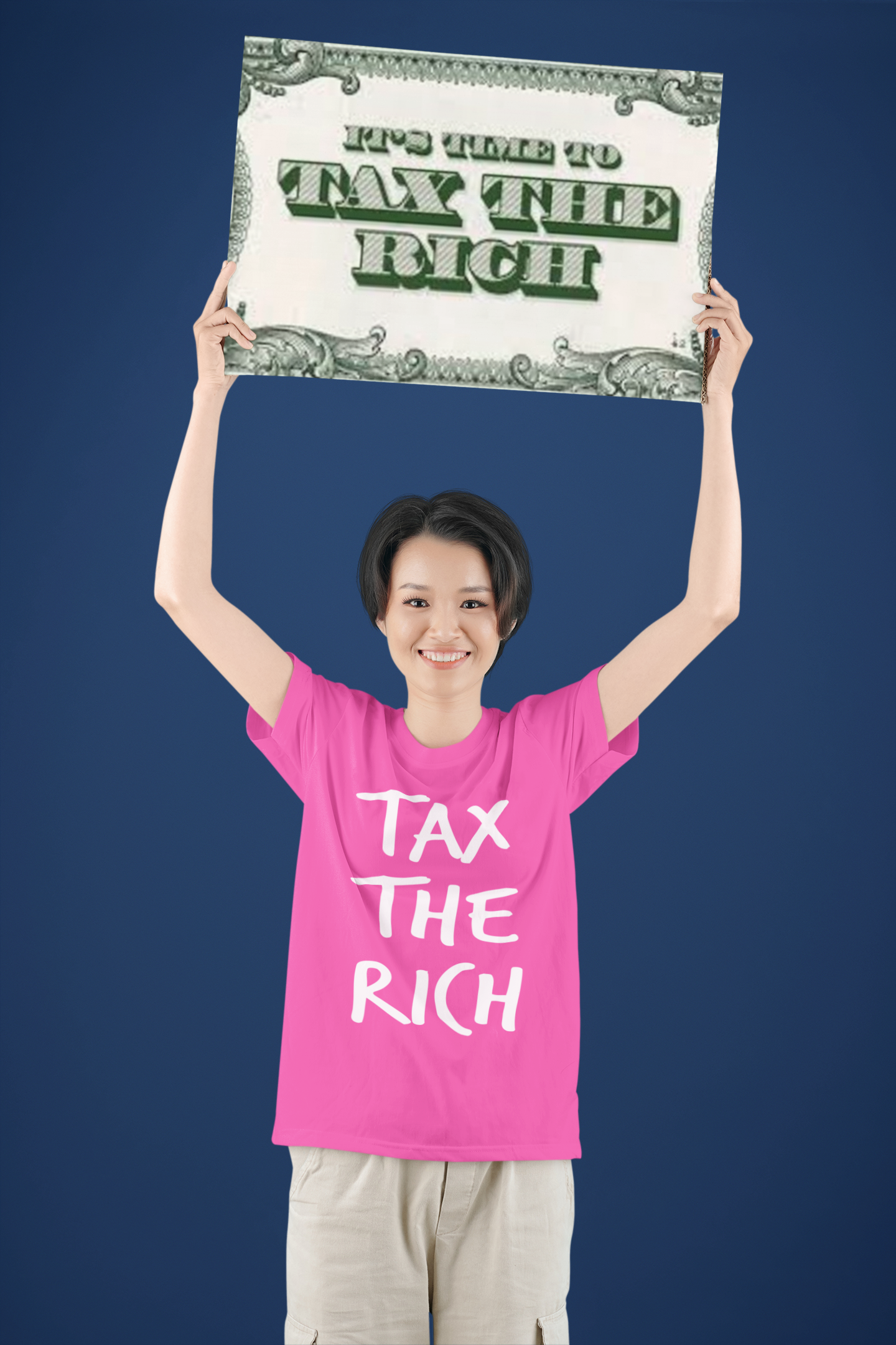 Tax the Rich Protest Wealth Inequality Mens T-shirt 