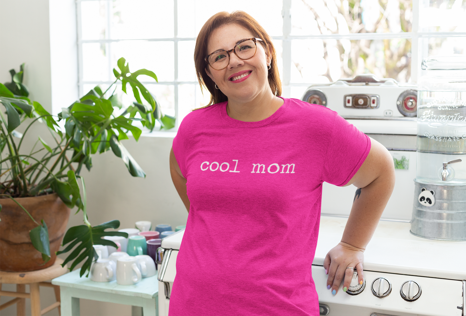 Cool Mom Mother Mama Mens T-shirt Black