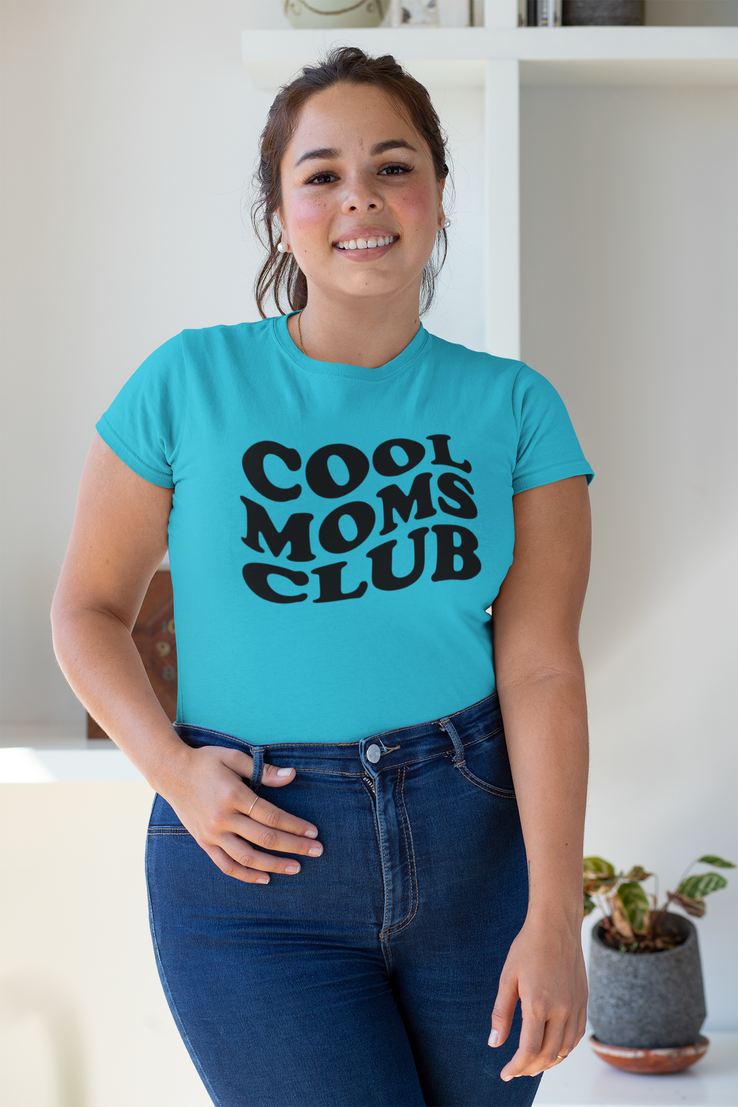 Cool Moms Club Mother Mama Mens T-shirt Heather Grey