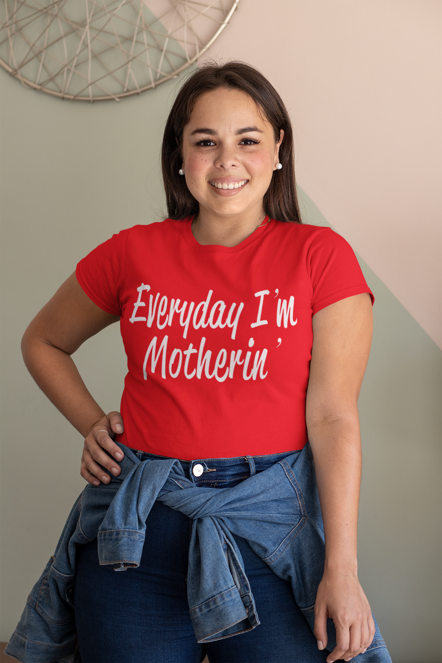Everyday I'm Motherin Mom Mother Mens T-shirt Black