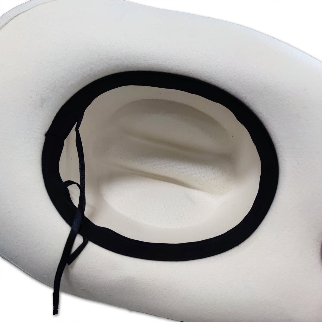 Authentic Western Style Cowboy Hat for Women: Handcrafted Stetson-Inspired Design with Distressed Finish - Perfect for Rodeos, Festivals, and Everyday Chic
