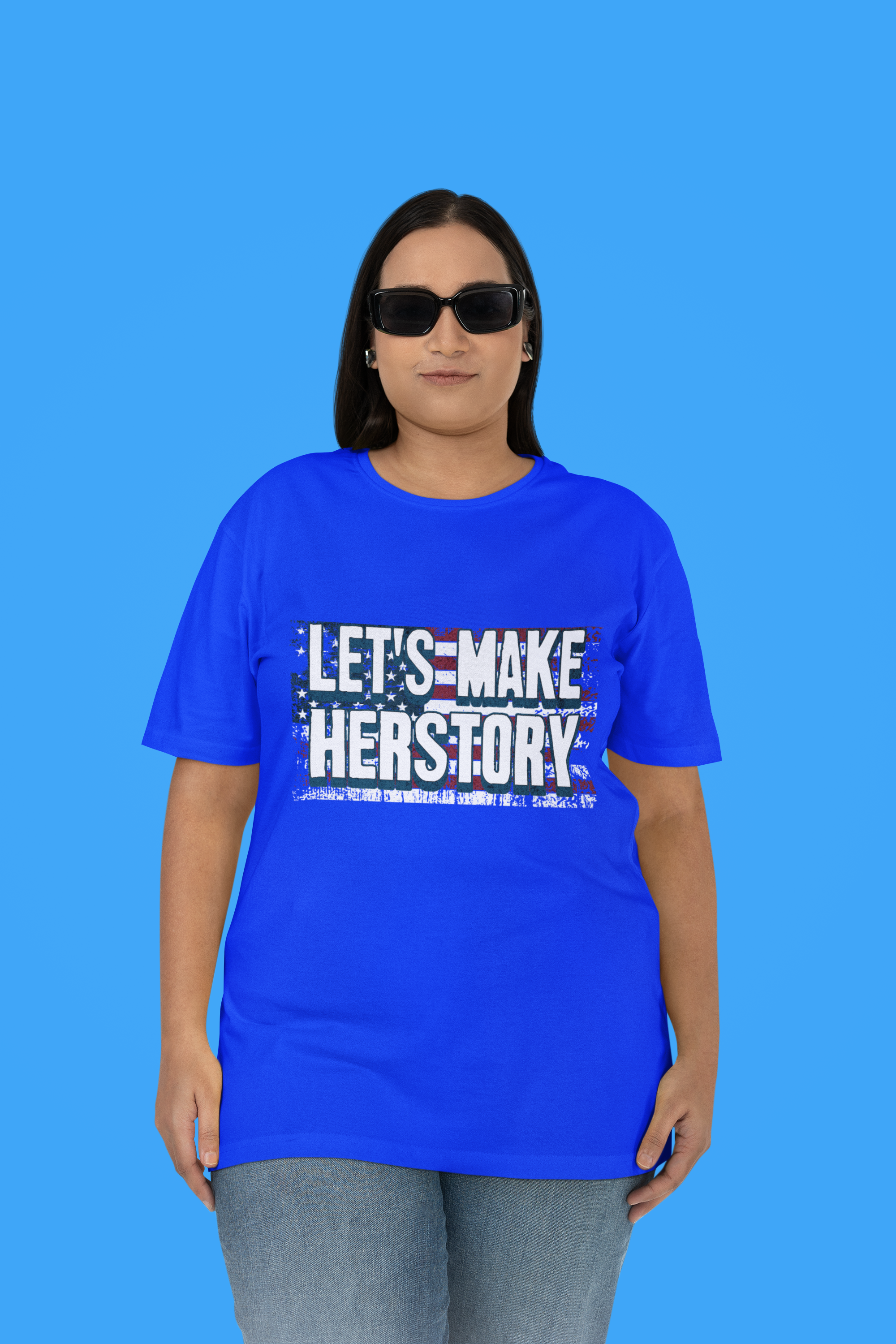 Lets Make Herstory - Support Kamala Harris For President 2024 Mens T-shirt Navy Blue