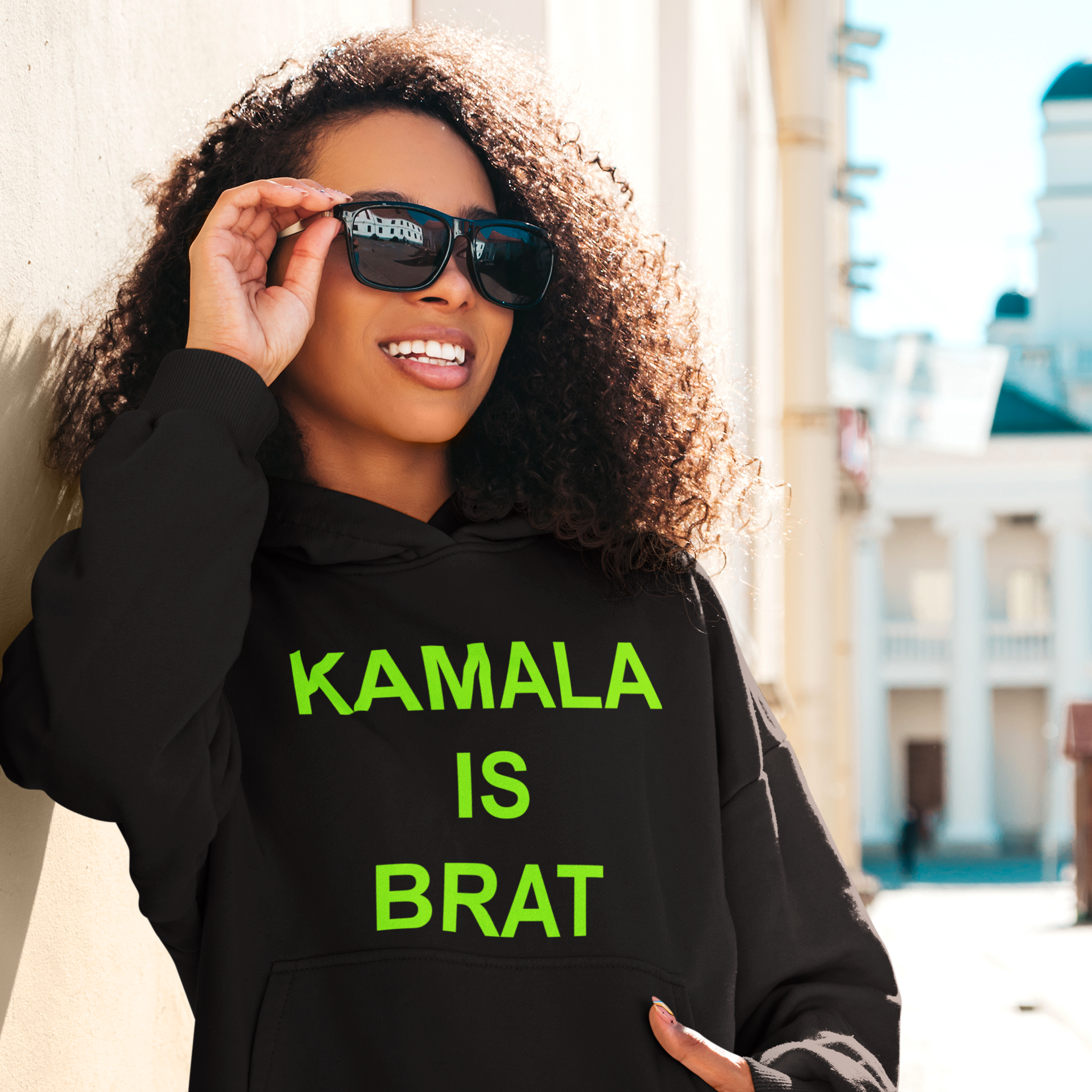 Kamala Is Brat - President Harris 2024 Mens T-shirt Black