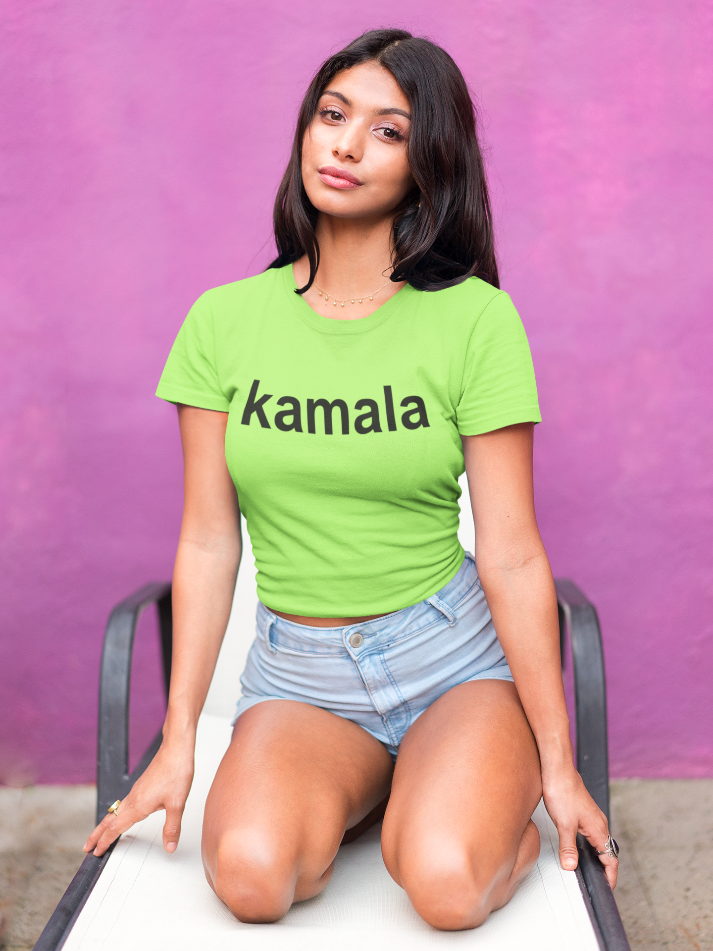 Kamala Lime Green Brat Shirt | Kamala is Brat, brat summer, brat baby tee, kamala harris for president 2024, kamala harris merch Mens T-shirt 