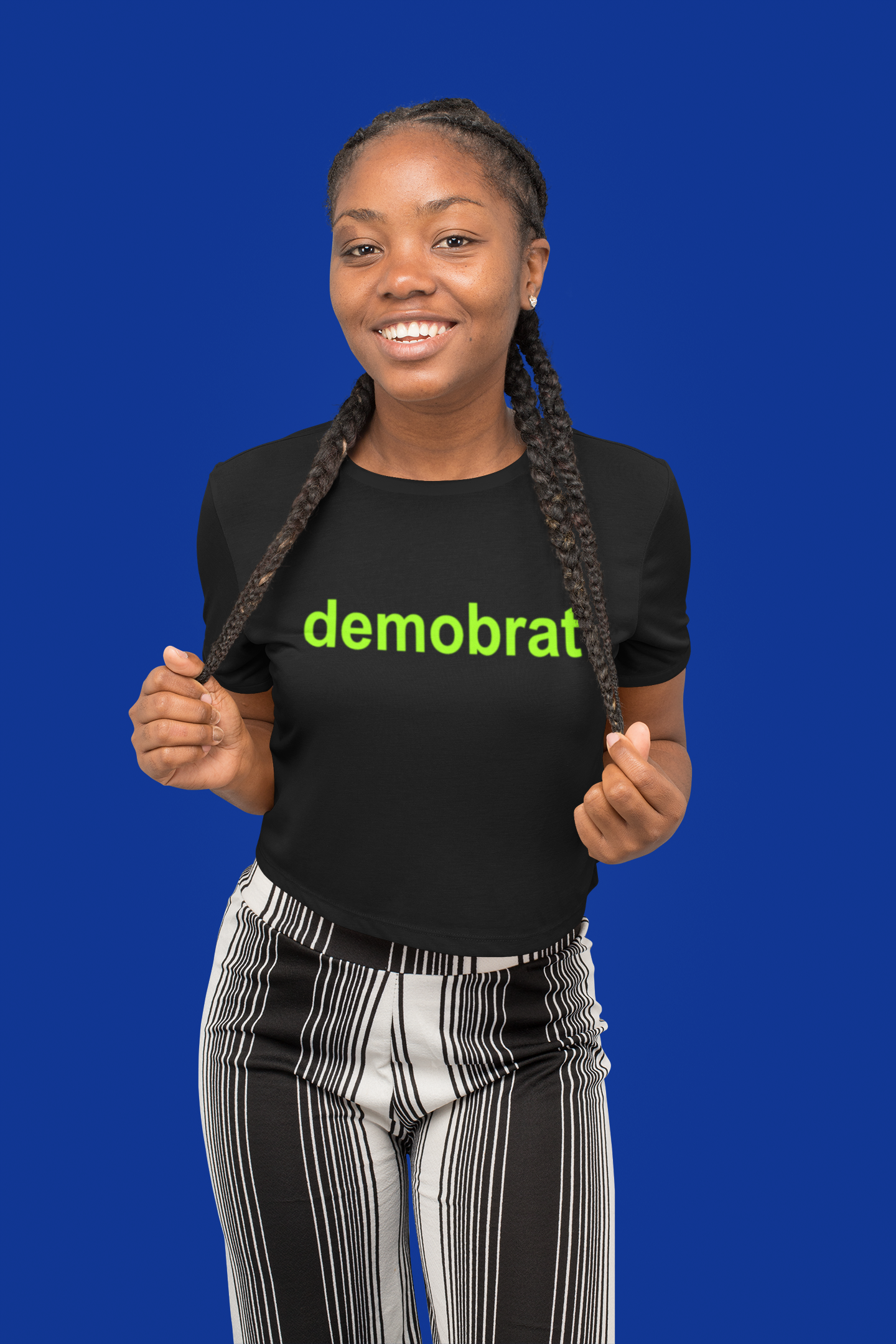 Demobrat Kamala Is Brat Vote Democrat Mens T-shirt 