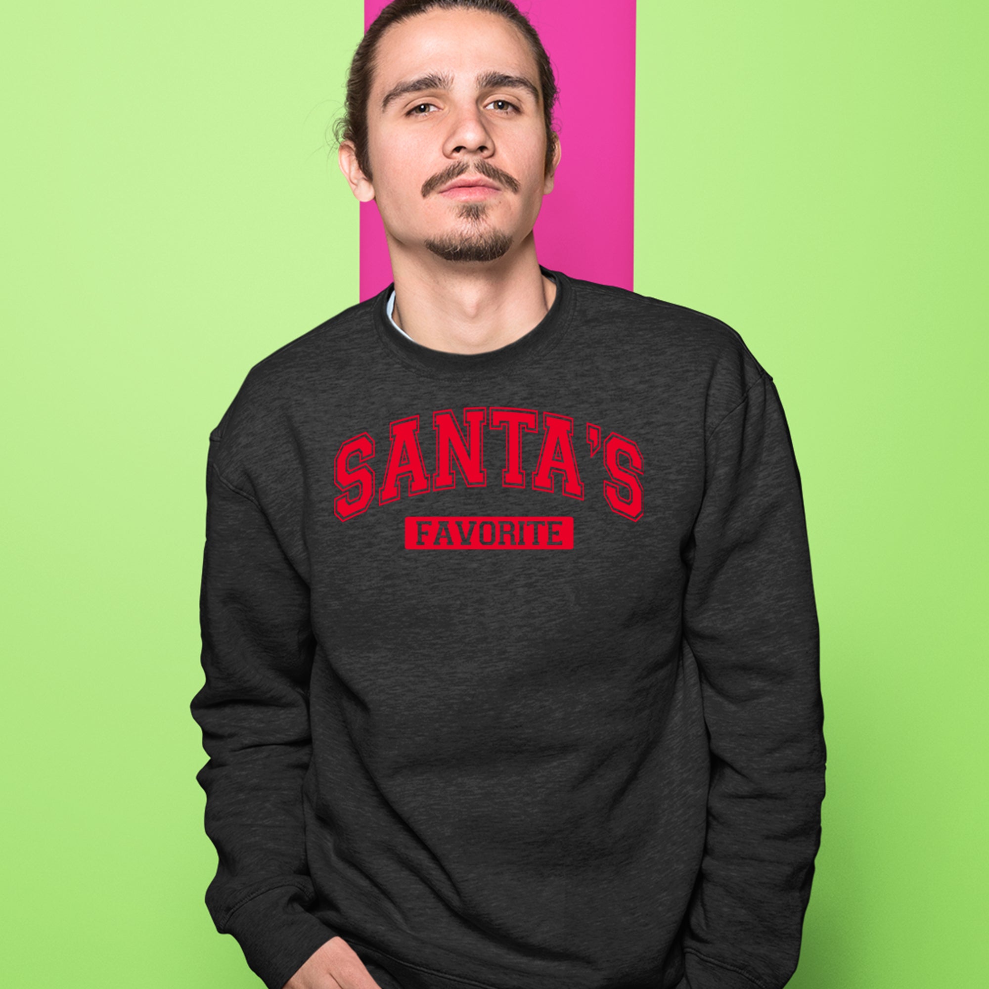 Santa's Favorite Adult Crewneck Sweatshirt 
