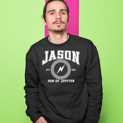 Jason Son of Jupiter Storm Bringer Adult Crewneck Sweatshirt 