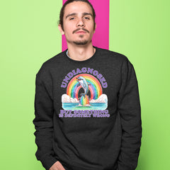 Undiagnosed But Something Is Definitely Wrong Adult Crewneck Sweatshirt 