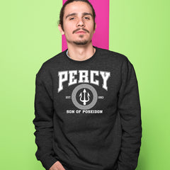 Percy Son Of Poseidon Sea God Adult Crewneck Sweatshirt 