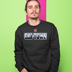Chicago Chi-Town City Pride Adult Crewneck Sweatshirt 