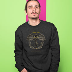 Fourth Wing Dragon Rider Vintage Basgiath War College Adult Crewneck Sweatshirt 