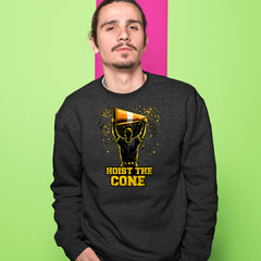 Hoist The Cone Pittsburgh Pride Adult Crewneck Sweatshirt 