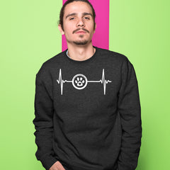 TLC Rescue Heartbeat Adult Crewneck Sweatshirt 