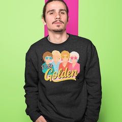 Stay Golden Girls Retro Adult Crewneck Sweatshirt 