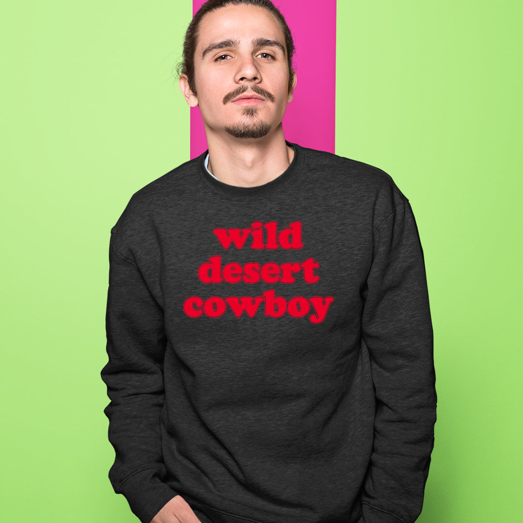 Wild Desert Cowboy Country Adult Crewneck Sweatshirt 