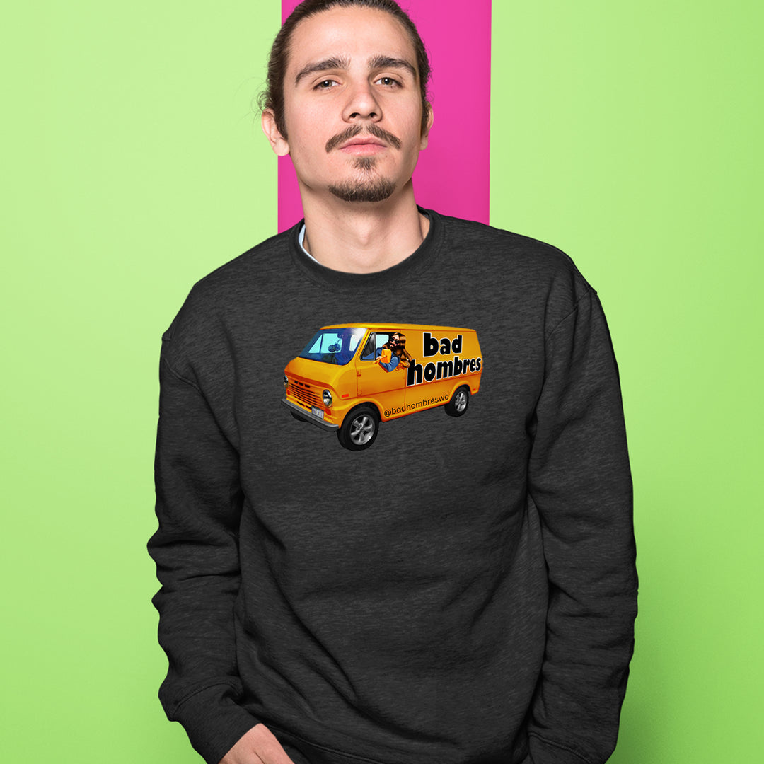 Bad Hombres Van West Chester Band Adult Crewneck Sweatshirt 