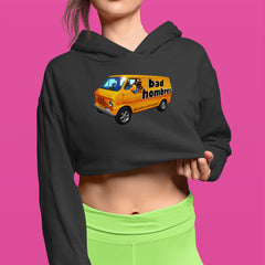 Bad Hombres Van West Chester Band Cropped Hoodie Sweatshirt 