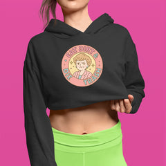 Eat Dirt And Die, Trash Golden Girls Cropped Hoodie Sweatshirt 