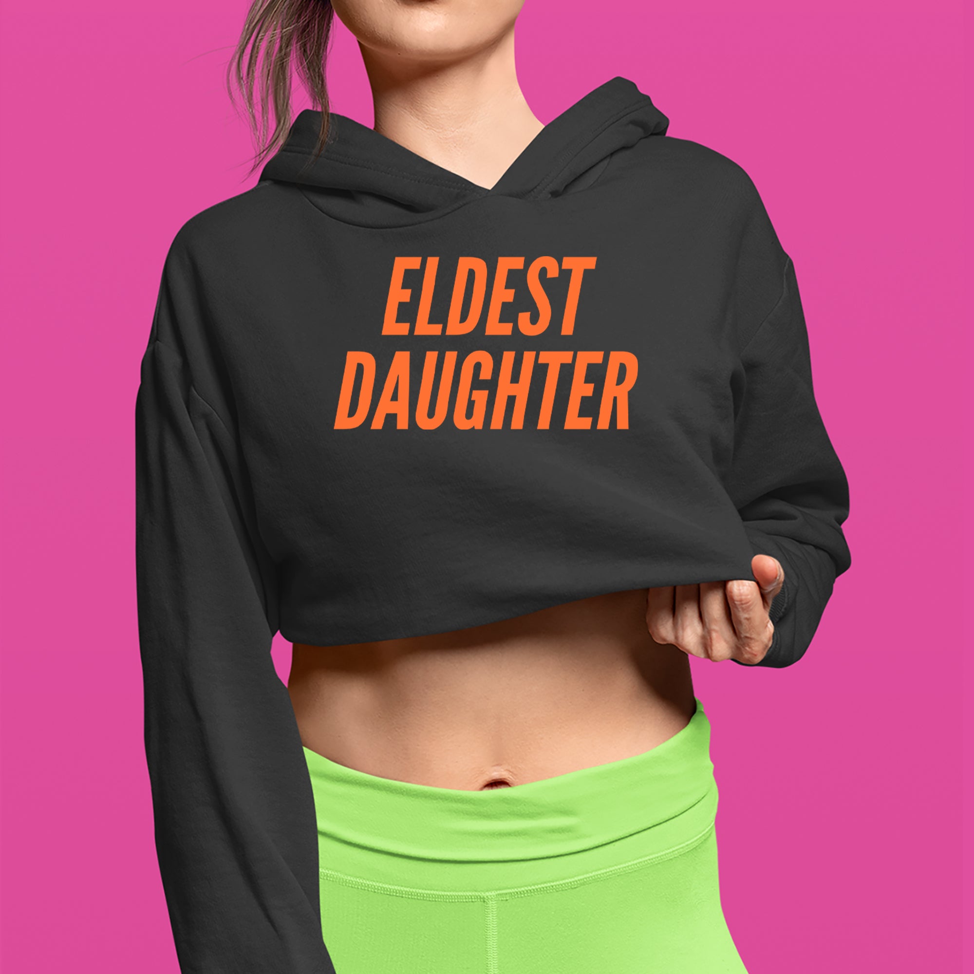 Eldest Daughter Cropped Hoodie Sweatshirt 