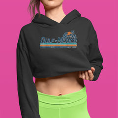 Gulf Of Mexico Established Year 1550 Cropped Hoodie Sweatshirt 
