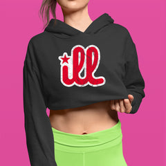 ILL Vintage It's A Philly Thing Cropped Hoodie Sweatshirt 
