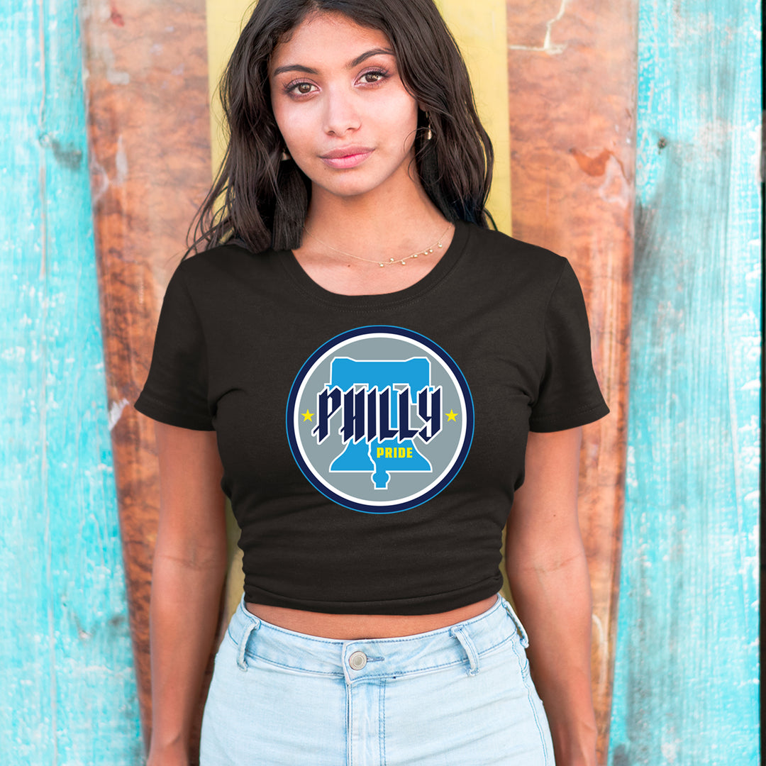 Philly Pride Liberty Bell Cropped T-Shirt 