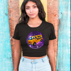 Bad Hombres Space West Chester Band Cropped T-Shirt 
