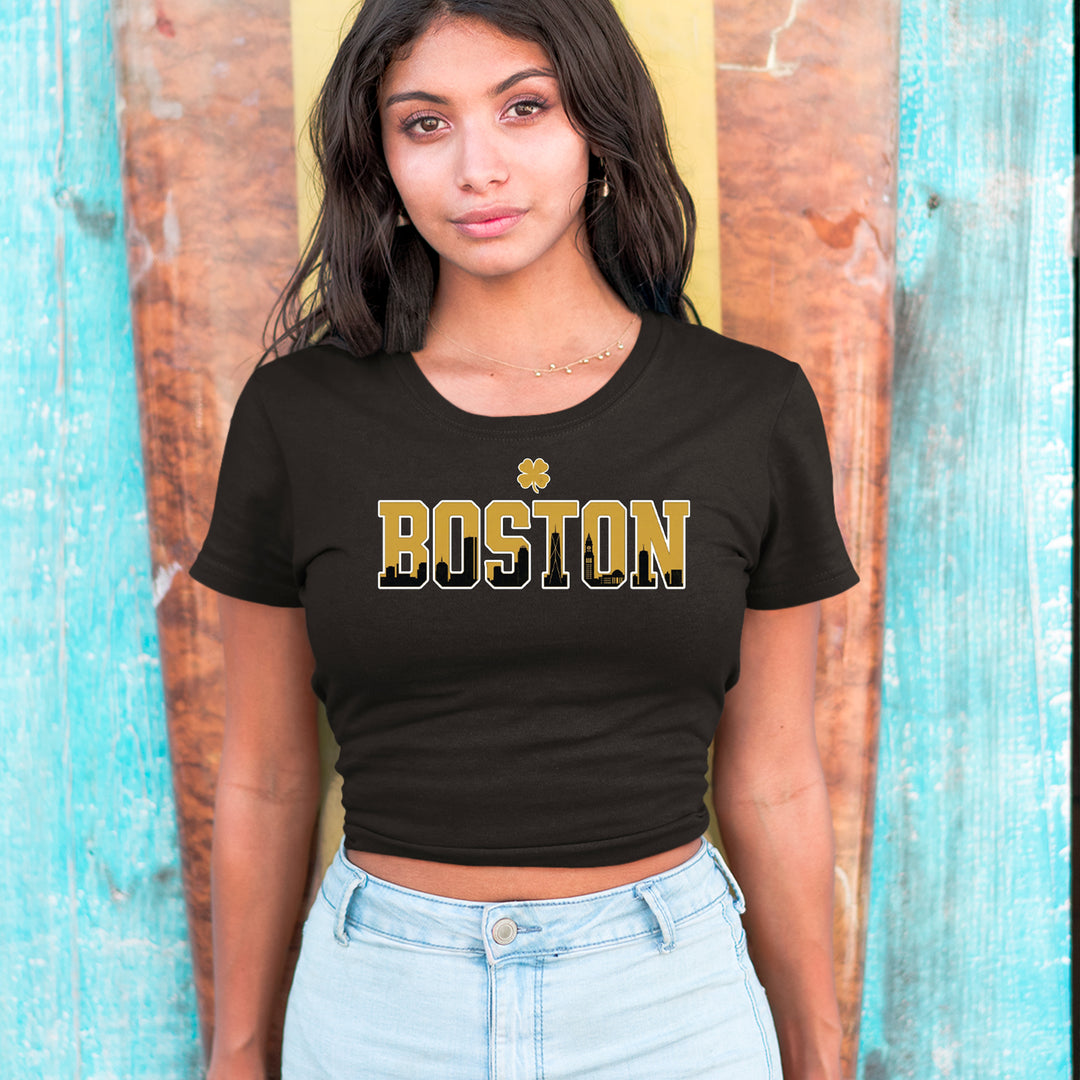 Boston City Pride Irish Cropped T-Shirt 
