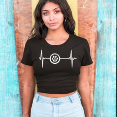 TLC Rescue Heartbeat Cropped T-Shirt 