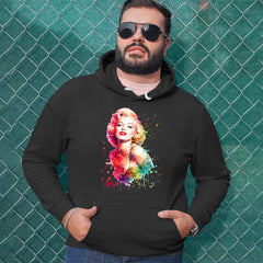 Mrs. Monroe Watercolors Bombshell Adult Hoodie Sweatshirt 