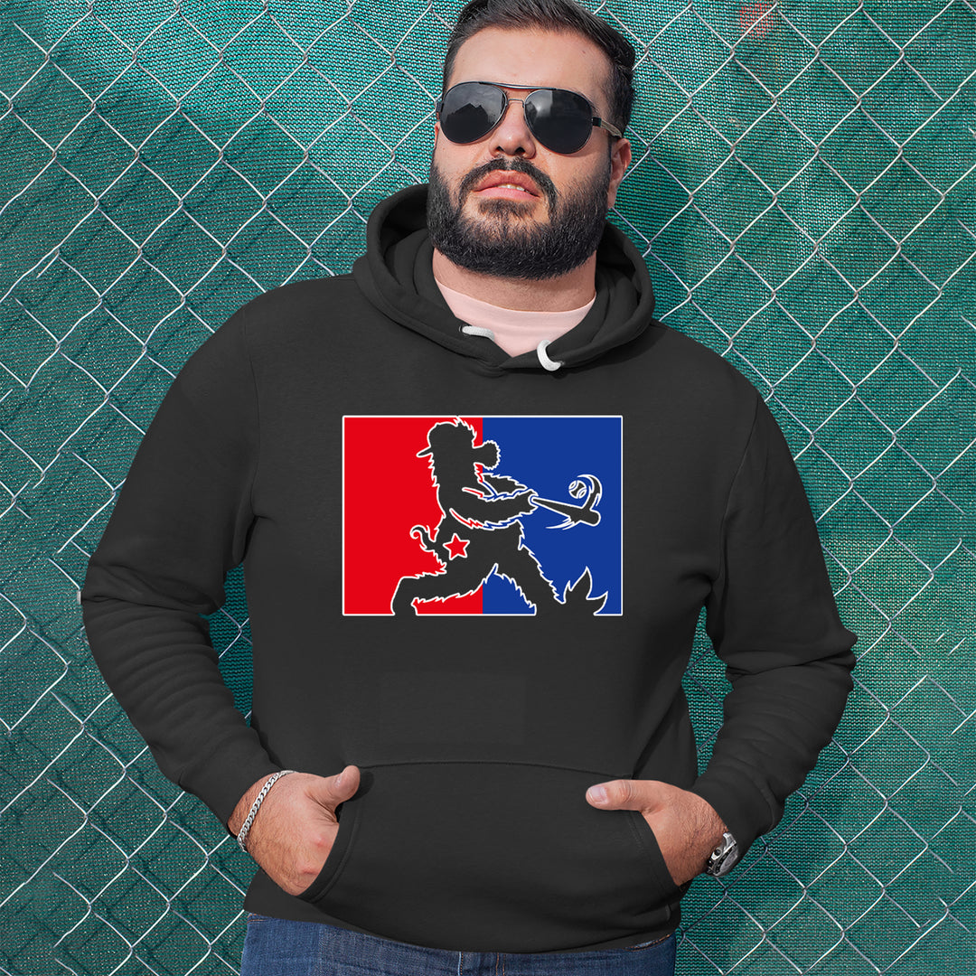 Batter Up Philly Baseball Phan Adult Hoodie Sweatshirt 