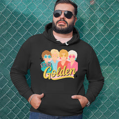 Stay Golden Girls Retro Adult Hoodie Sweatshirt 