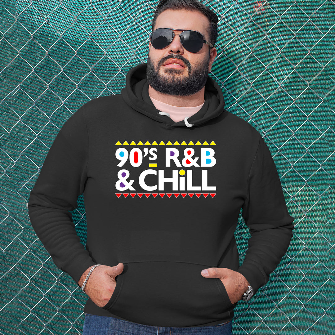 90s R&B and Chill Retro Throwback Adult Hoodie Sweatshirt 