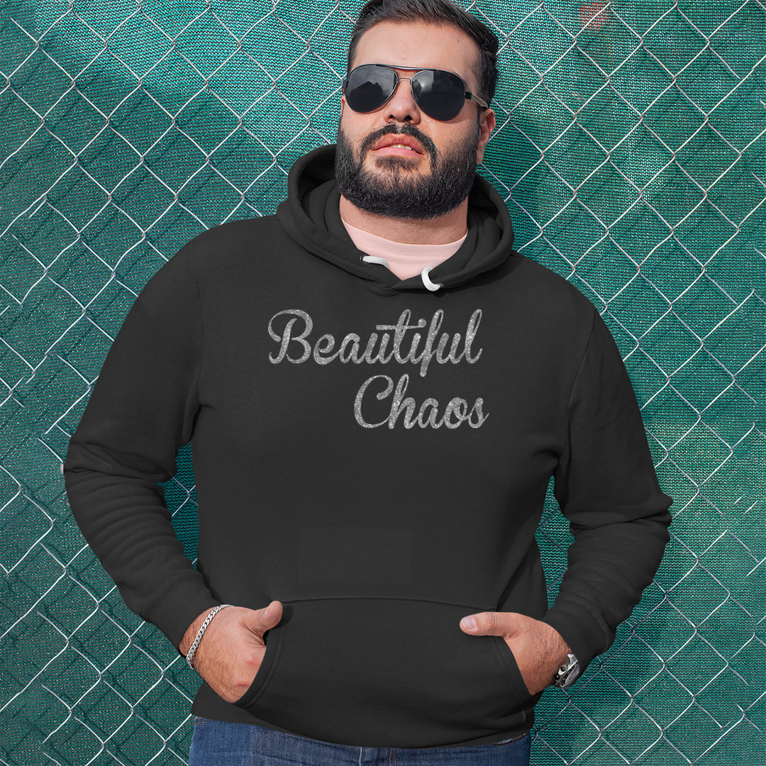 Beautiful Chaos Glitter Music Festival Adult Hoodie Sweatshirt 