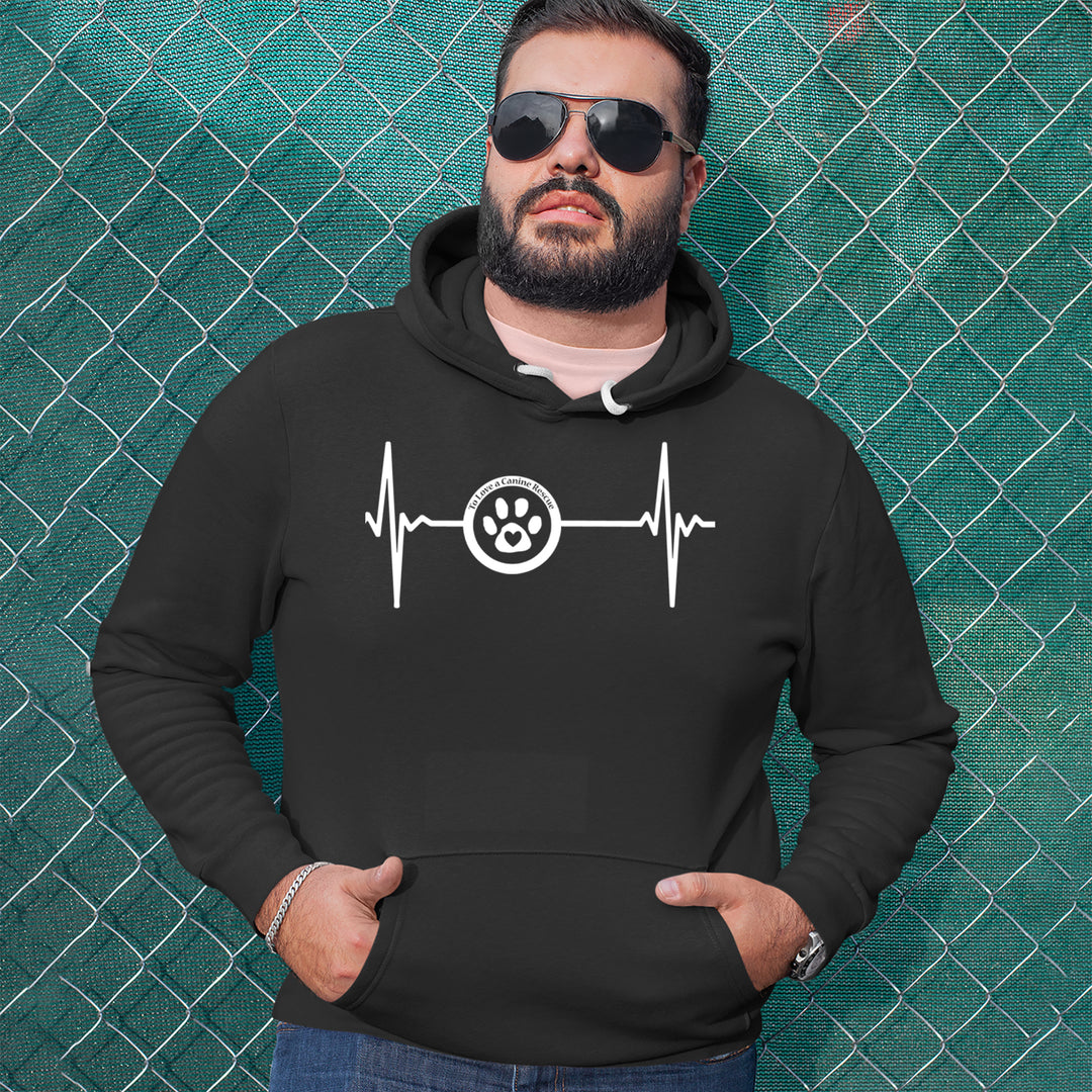 TLC Rescue Heartbeat Adult Hoodie Sweatshirt 