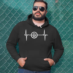 TLC Rescue Heartbeat Adult Hoodie Sweatshirt 