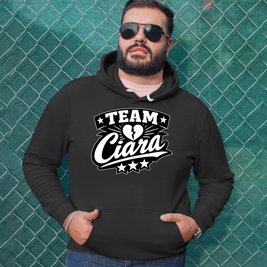 Team Ciara Scamanda Broken Heart Adult Hoodie Sweatshirt 