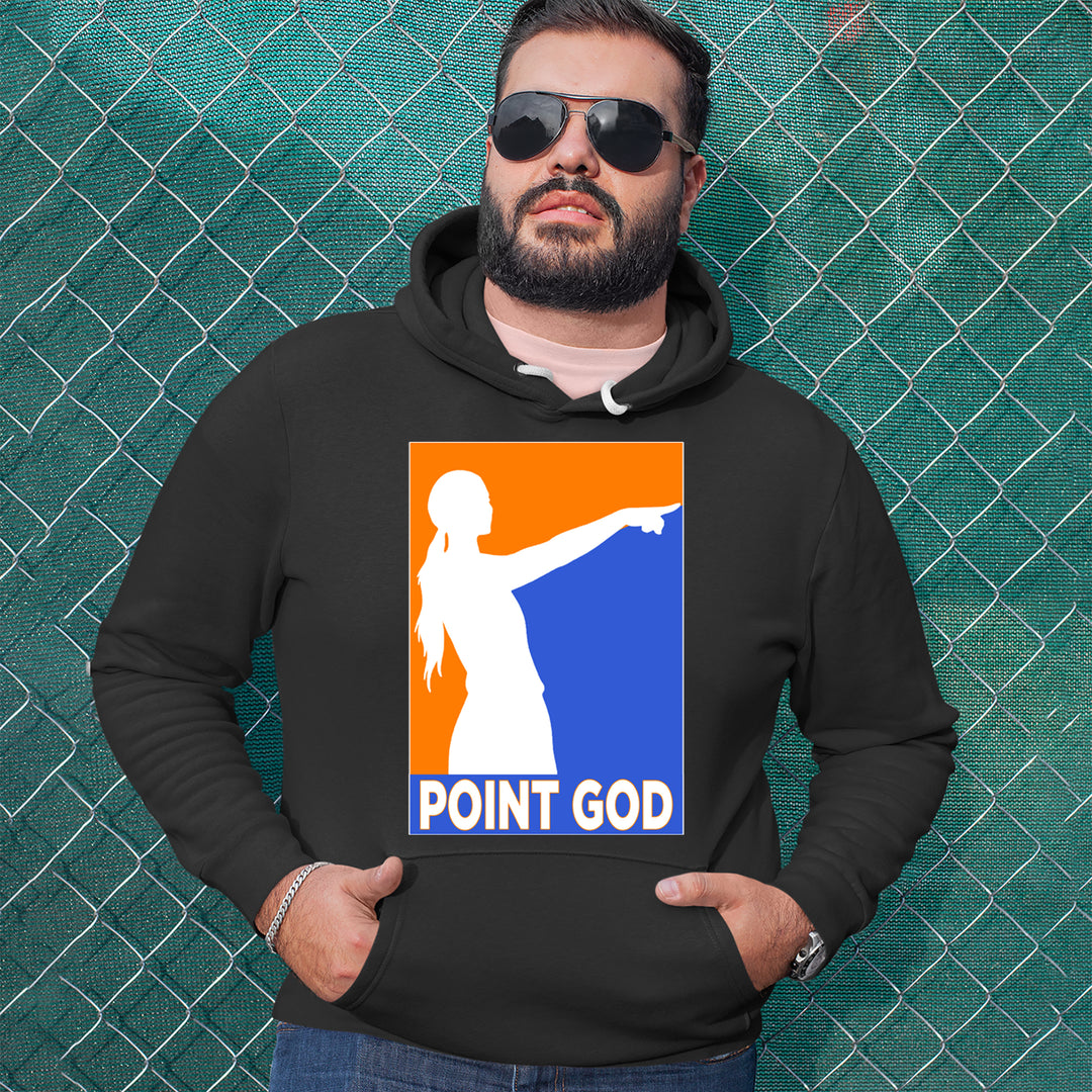 Point God Cunningham Basketball Pointing Meme  Adult Hoodie Sweatshirt 