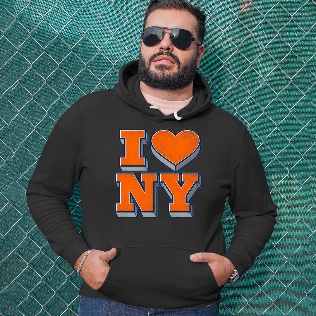 New York City Pride Heart Adult Hoodie Sweatshirt 