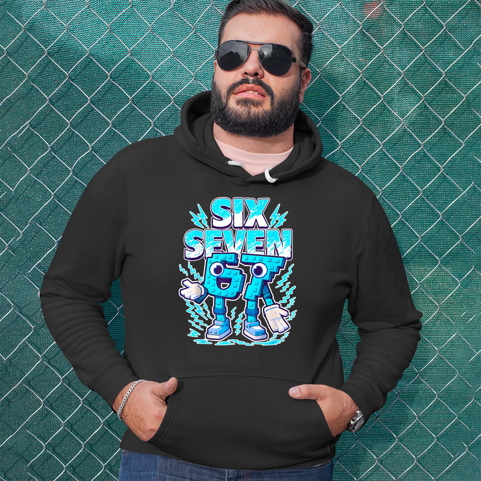 67 Brainrot Meme Slang Adult Hoodie Sweatshirt 