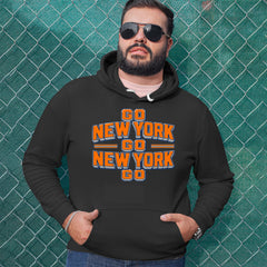 Go New York Go Basketball Adult Hoodie Sweatshirt 