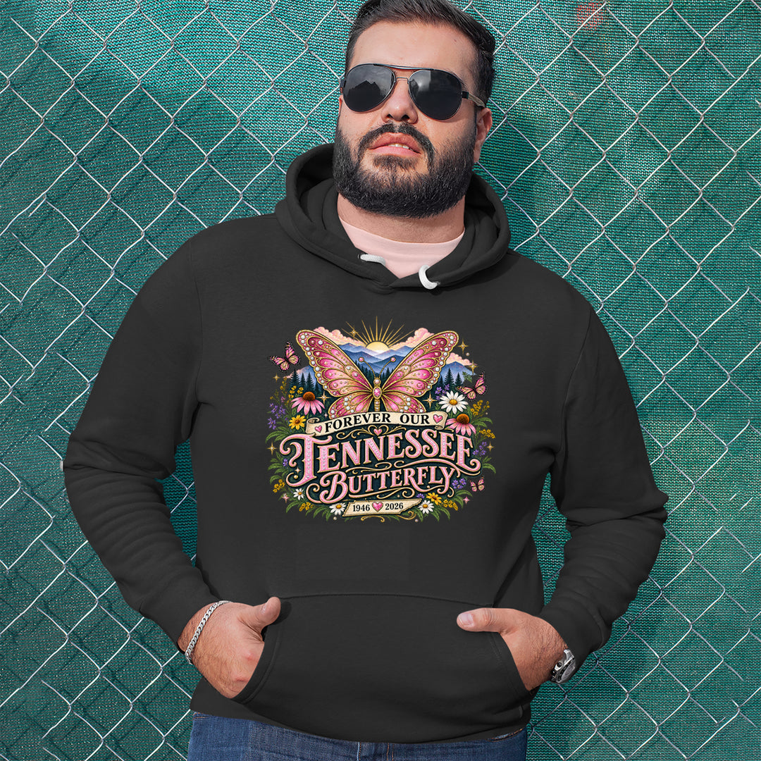 Forever Our Tennessee Butterfly Dolly Adult Hoodie Sweatshirt 