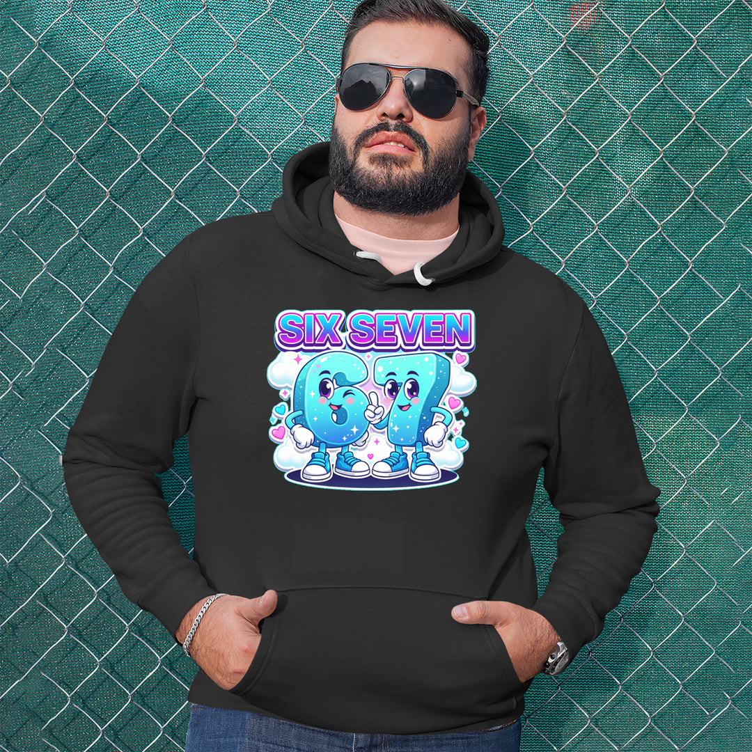 67 Six Seven Meme Kawaii Cloud Adult Hoodie Sweatshirt 