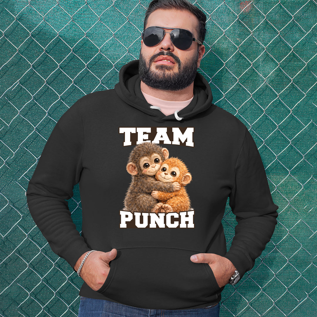 Team Punch Panchi-kun Monkey Adult Hoodie Sweatshirt 