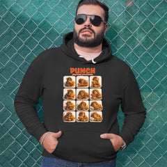 Punch Play Hard Love Harder Adult Hoodie Sweatshirt 