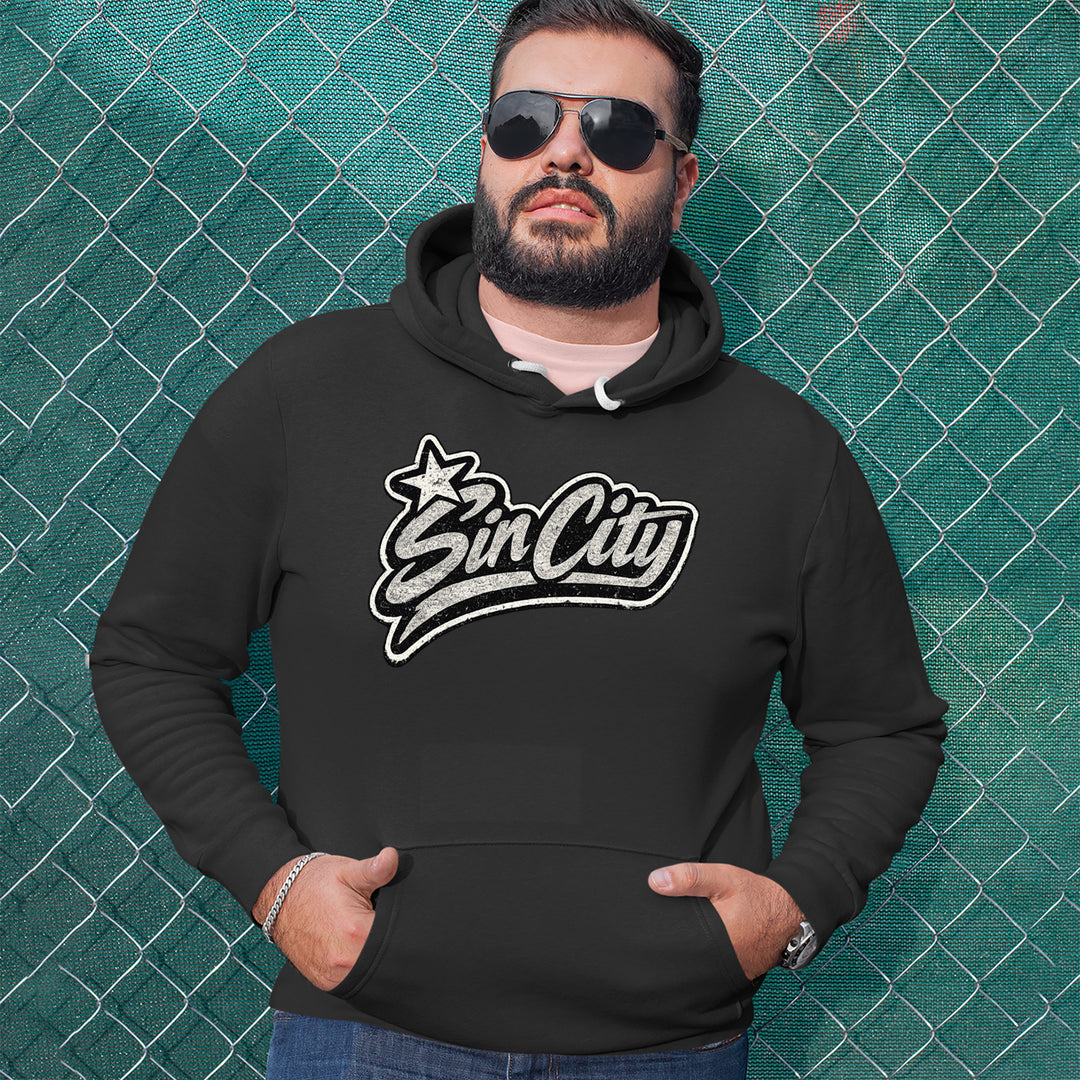 Sin City Vegas Retro Vintage Adult Hoodie Sweatshirt 