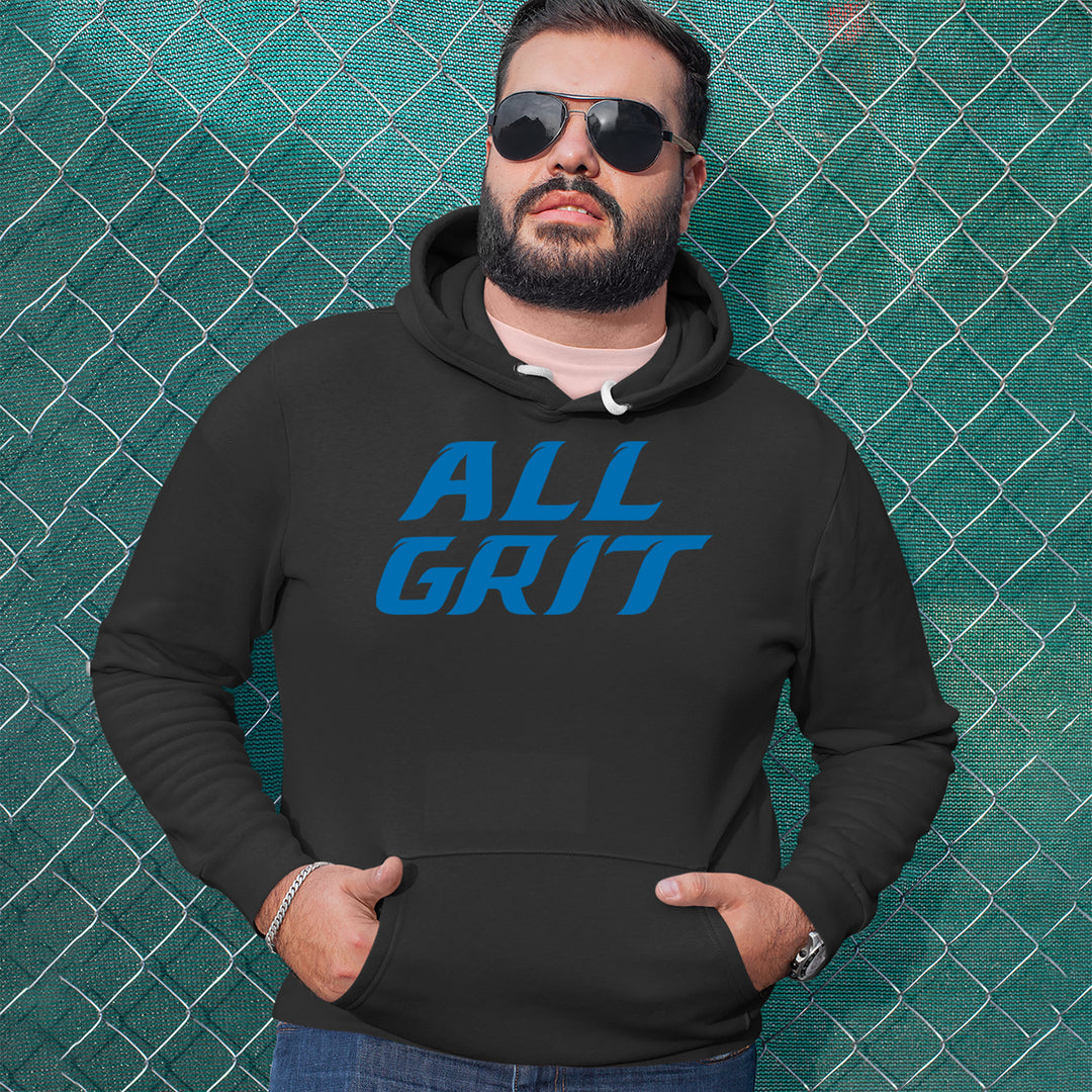 All Grit Detroit Football Adult Hoodie Sweatshirt 