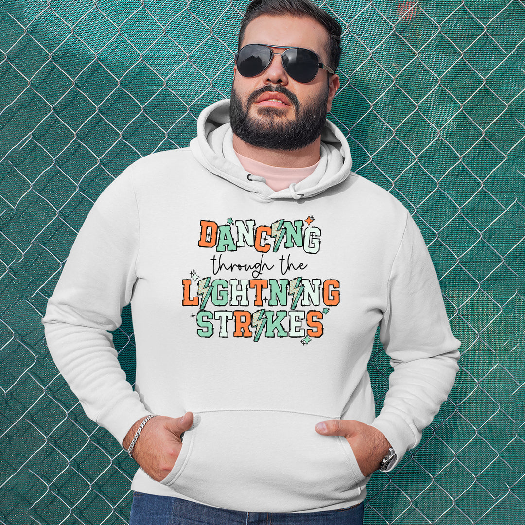 Dancing Through The Lightning Strikes Adult Hoodie Sweatshirt