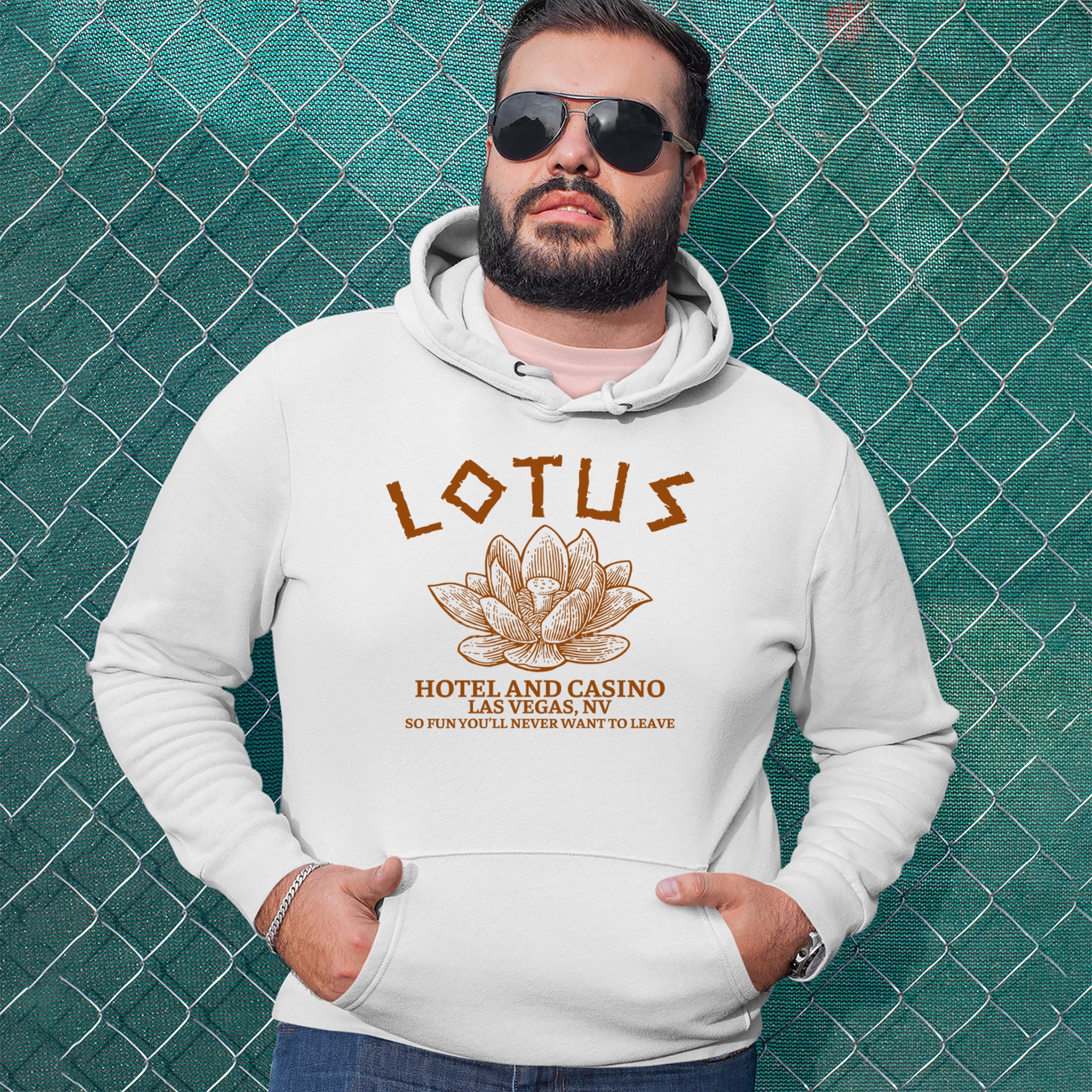 Lotus Hotel and Casino Adult Hoodie Sweatshirt 